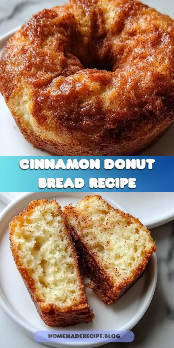 Irresistible Cinnamon Donut Bread - A Heavenly 5-Ingredient Delight