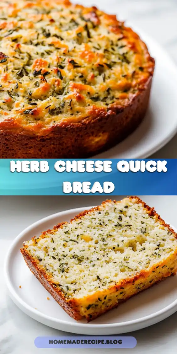 Irresistible Herb & Cheese Quick Bread Recipe You'll Crave