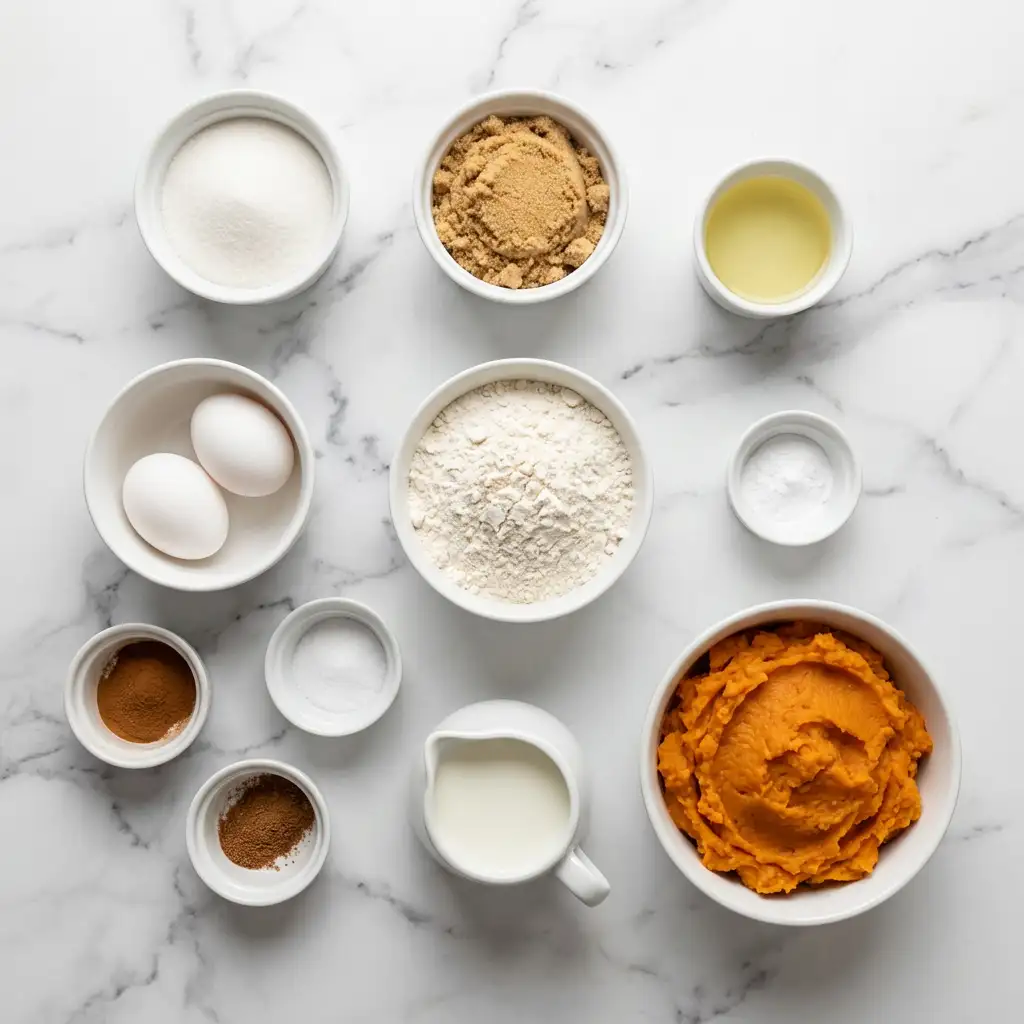 Ingredients for Sweet Potato Bread