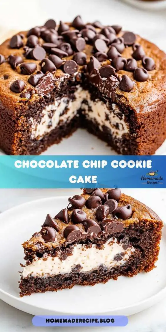 Chocolate Chip Cookie Cake