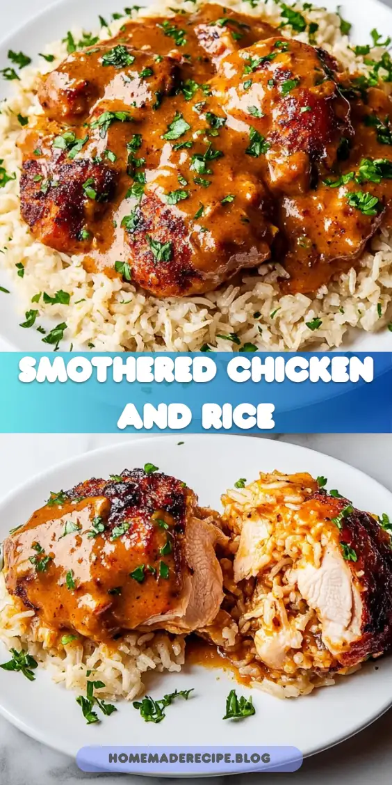 Smothered Chicken and Rice