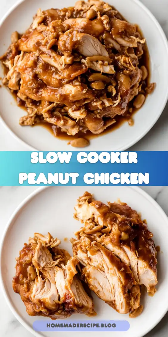 Slow Cooker Peanut Chicken
