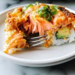 Spicy Salmon Sushi Bake