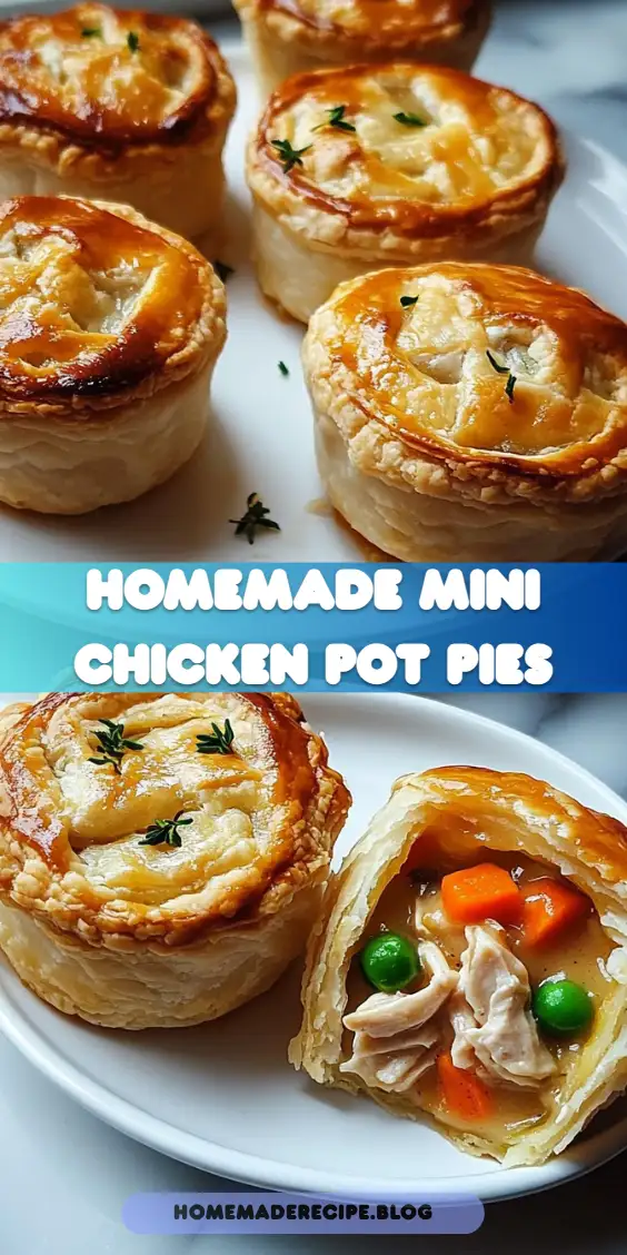 Homemade Mini Chicken Pot Pies