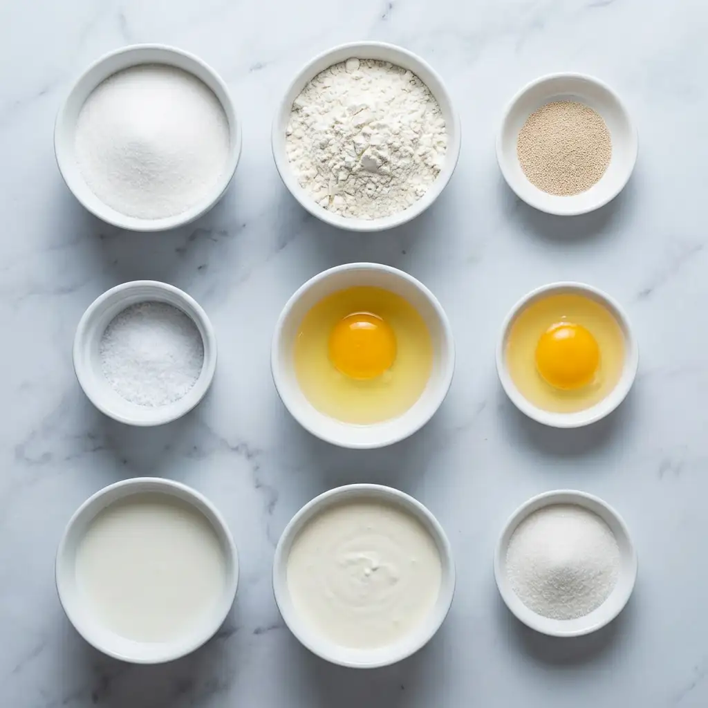 Ingredients for Milk Brioche: 12 Secrets to the World’s Softest Bread