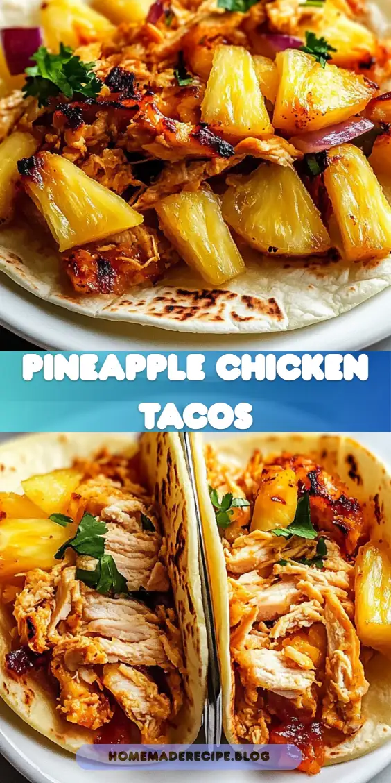 Pineapple Chicken Tacos