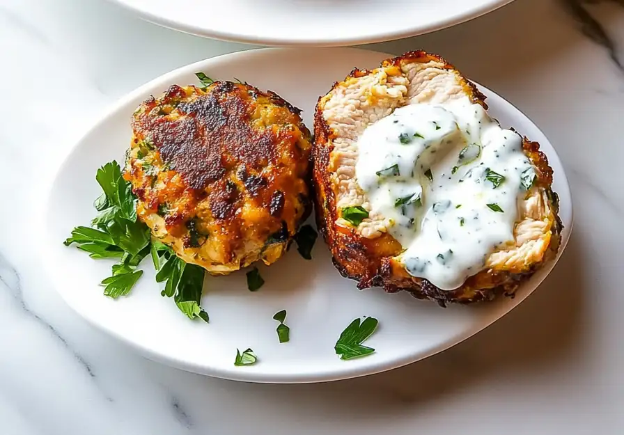 Chicken Kofta with Garlic Yogurt Sauce