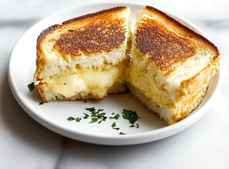 Garlic Bread Grilled Cheese