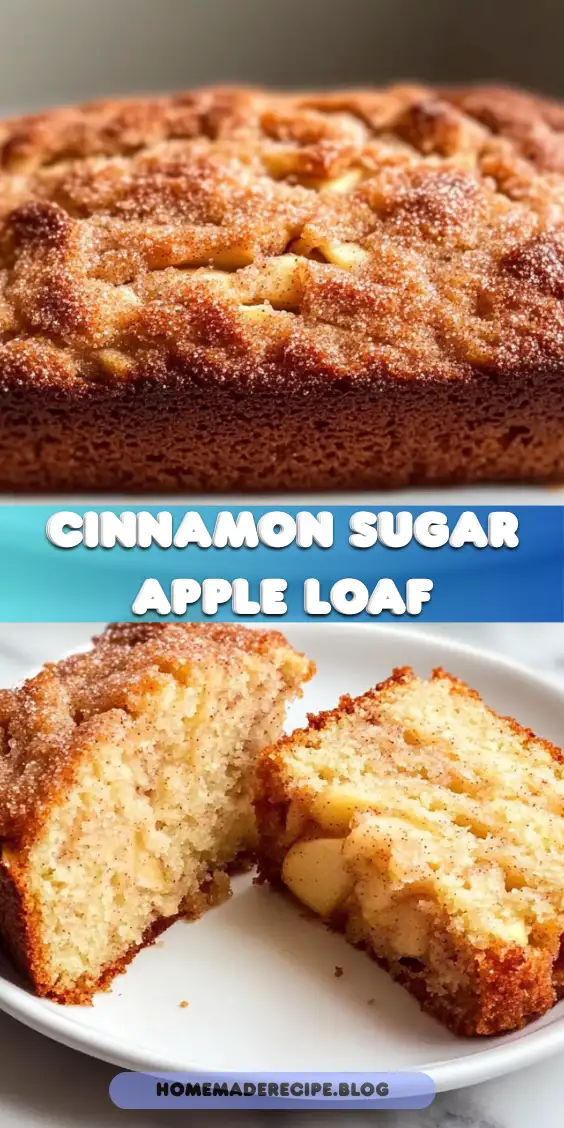 Cinnamon Sugar Apple Loaf