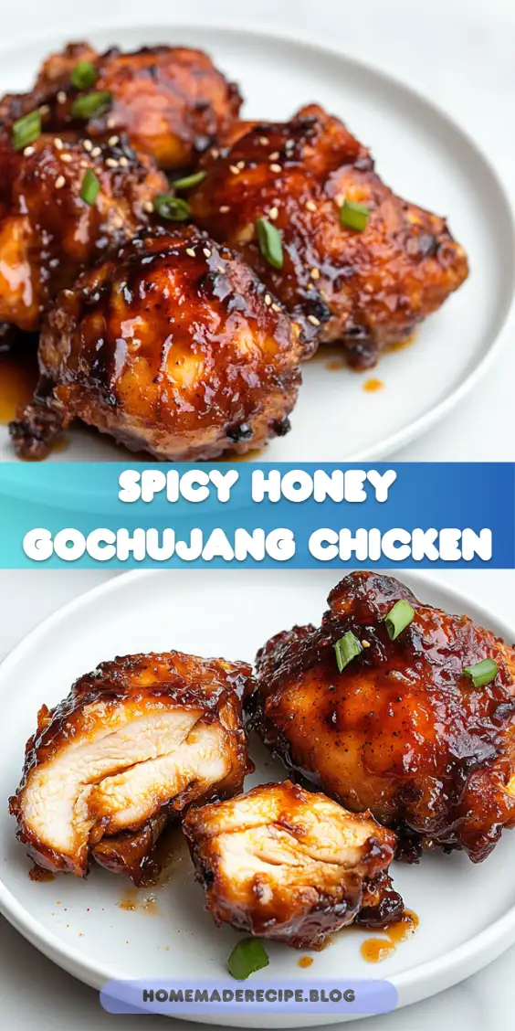 Spicy Sticky Honey Gochujang Chicken You'll Crave Forever