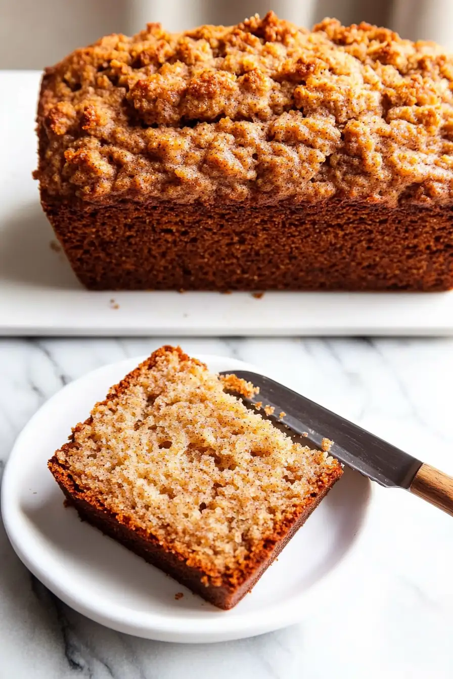 Whole Wheat Cinnamon Crunch Banana Bread