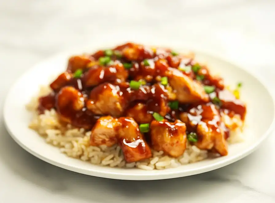 Honey Bbq Chicken Rice