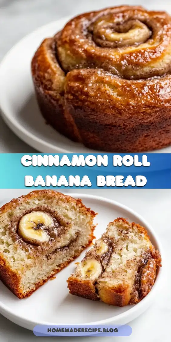 Cinnamon Roll Banana Bread Will Change Your Breakfast Forever