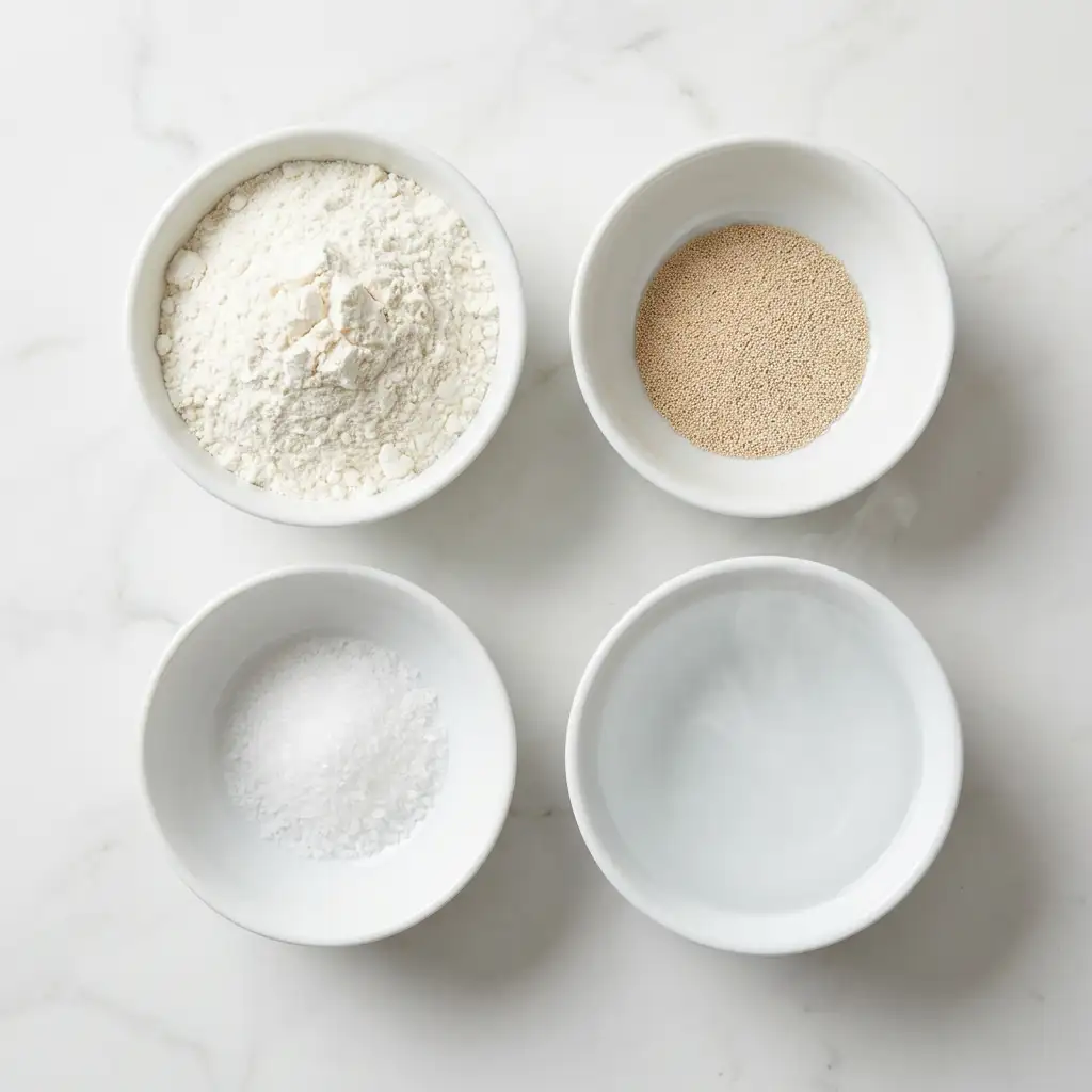 Ingredients for Crusty Italian Bread