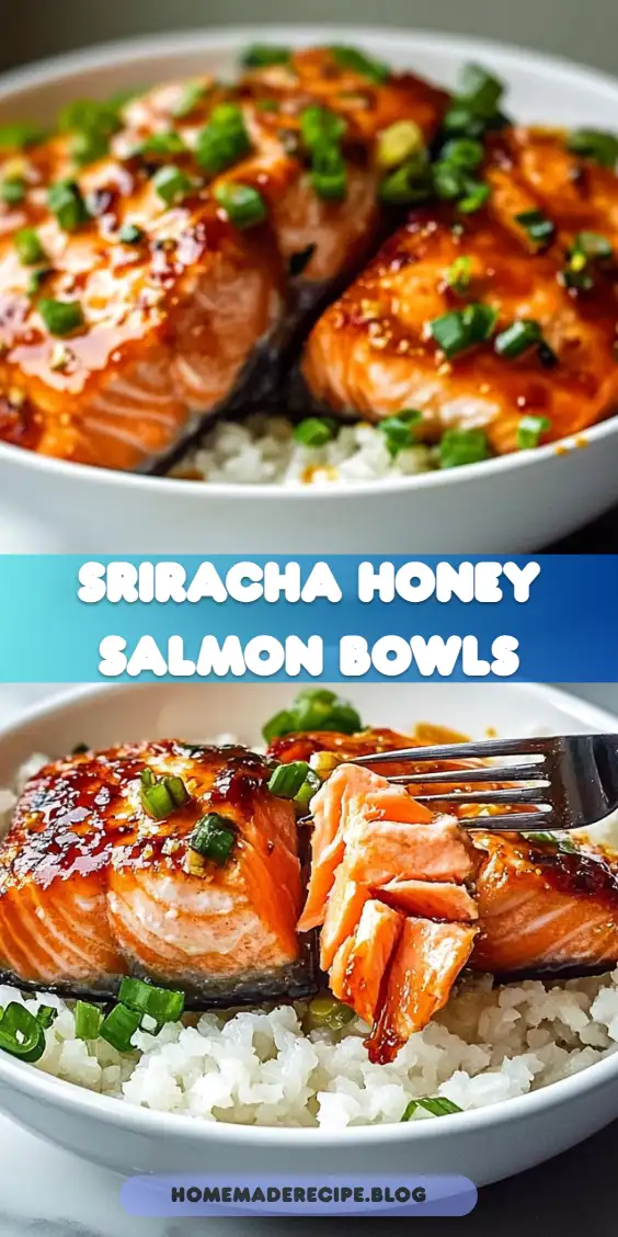 Sriracha Honey Salmon Bowls