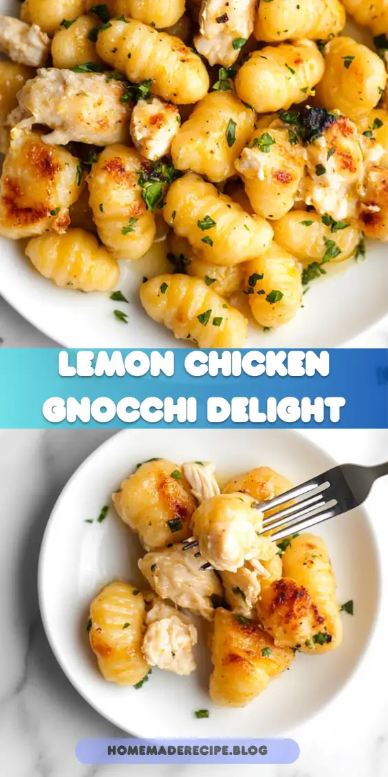 Lemon Chicken Gnocchi
