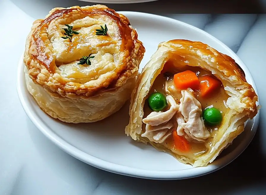 Homemade Mini Chicken Pot Pies