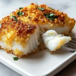 Crispy Air Fryer Parmesan Crusted Cod