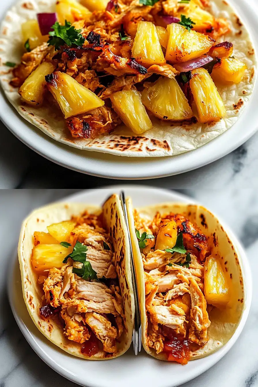 Pineapple Chicken Tacos