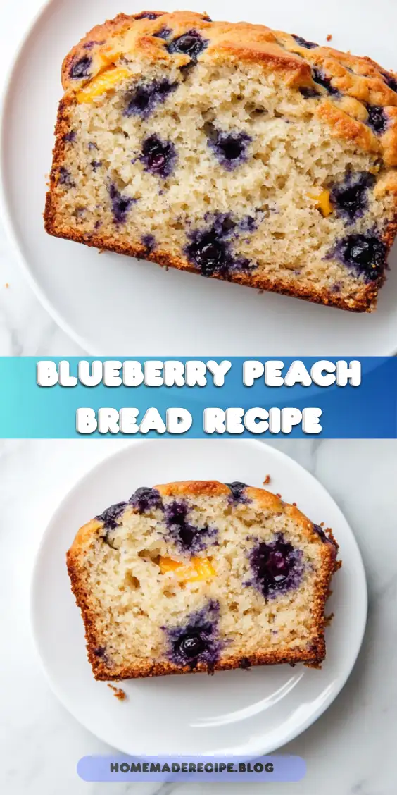 Blueberry Peach Bread That Steals The Show