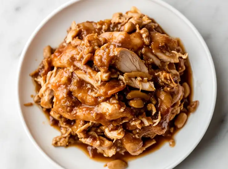 Slow Cooker Peanut Chicken