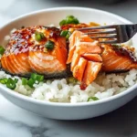 Sriracha Honey Salmon Bowls