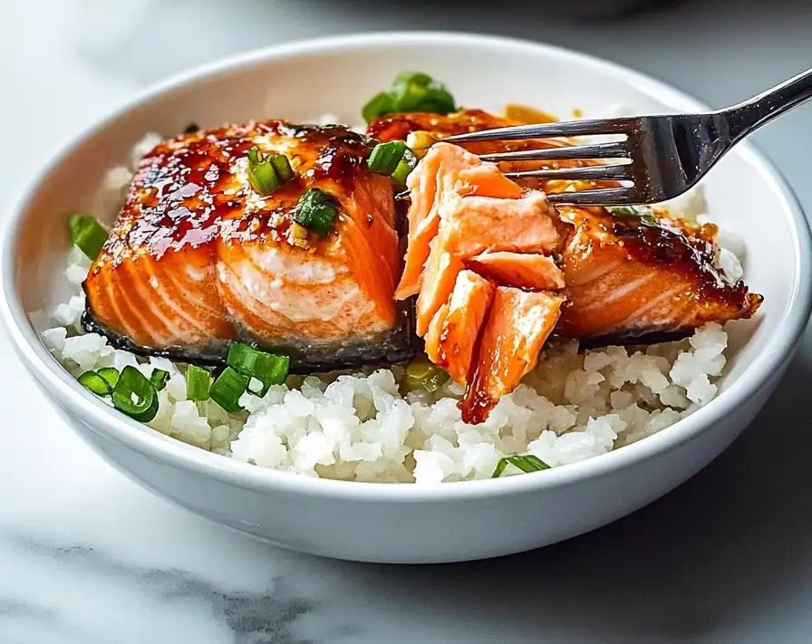 Sriracha Honey Salmon Bowls