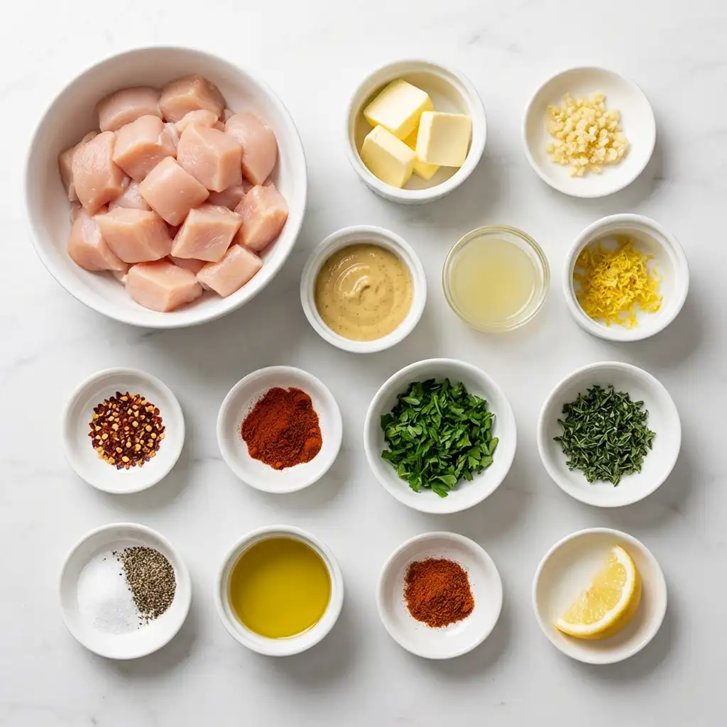 Ingredients for Cowboy Butter Chicken Bites