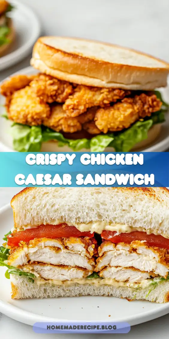 Crispy Chicken Caesar Sandwich