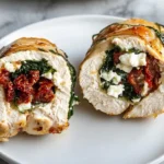 Rolled Up Chicken with Feta, Spinach, and Sun-Dried Tomatoes