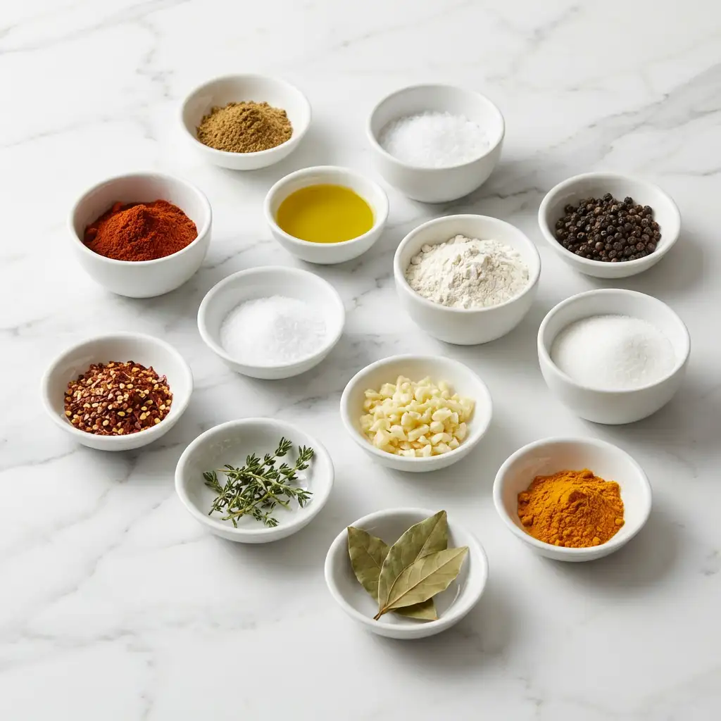 Ingredients for Shrimp and Corn Chowder