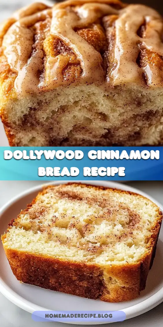 Dollywood Cinnamon Bread with Icing