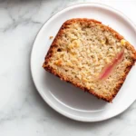 Lemon Rhubarb Loaf with Glaze