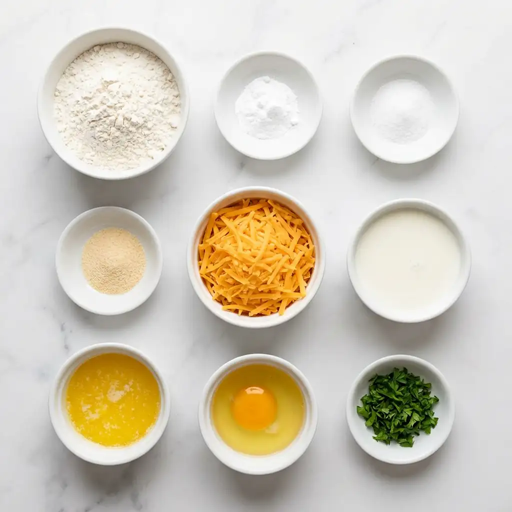 Ingredients for Cheese Bread