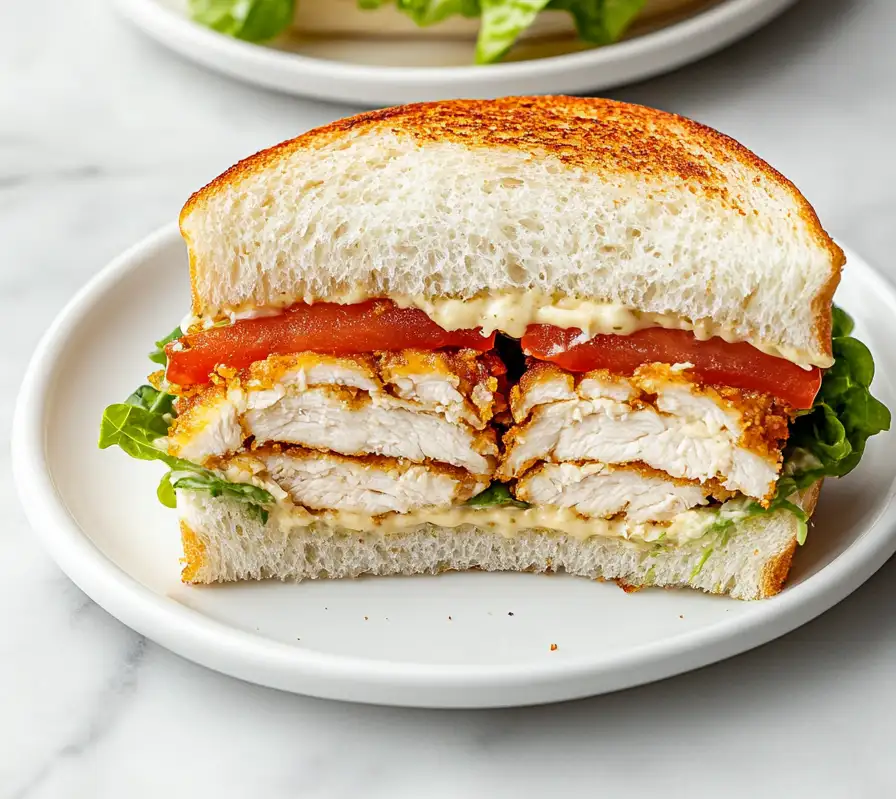 Crispy Chicken Caesar Sandwich