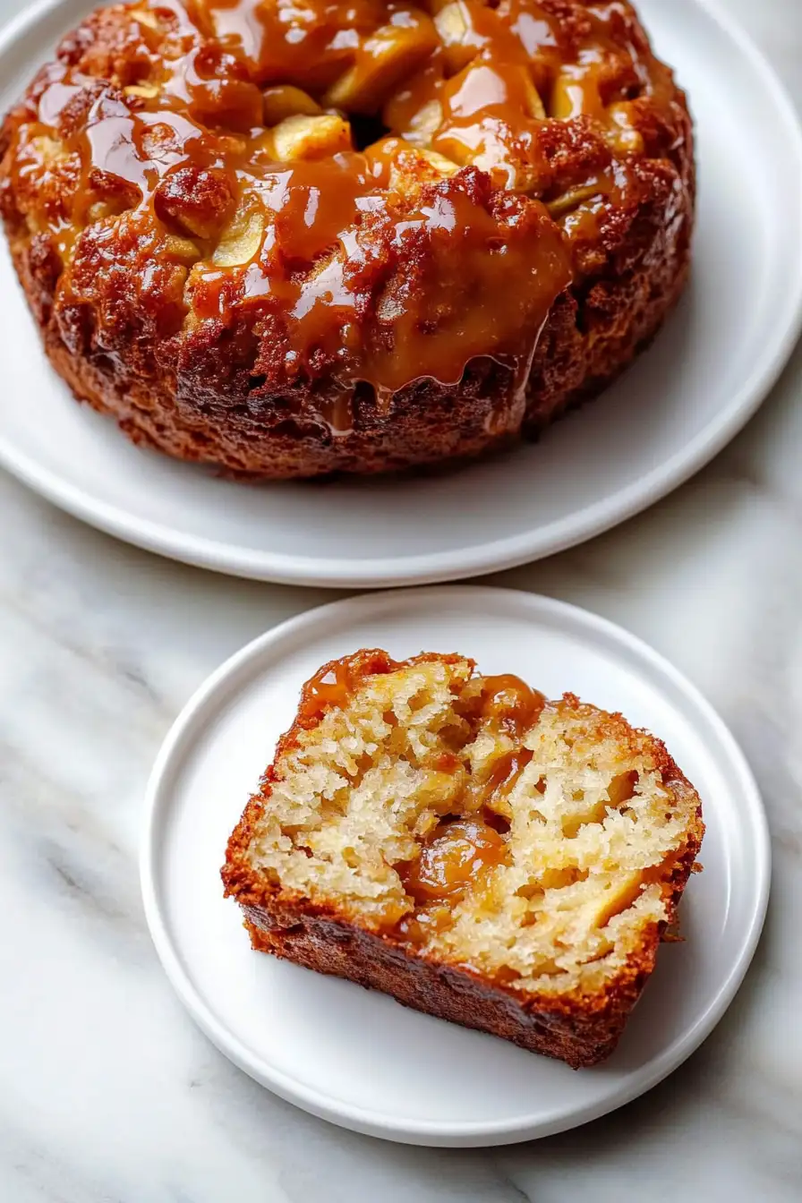 Caramel Apple Fritter Bread