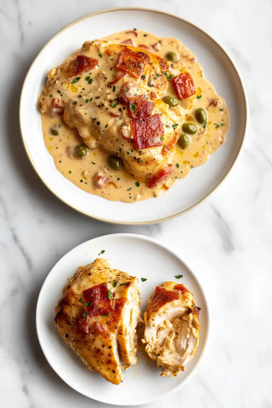 Creamy Pepperoncini Chicken Skillet