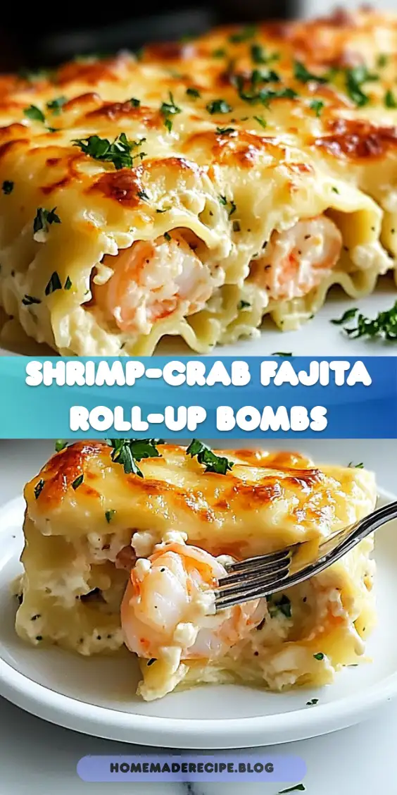 Shrimp-Crab Fajita Roll-Up Bombs