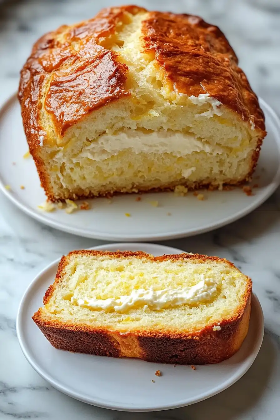 Lemon Cream Cheese Bread