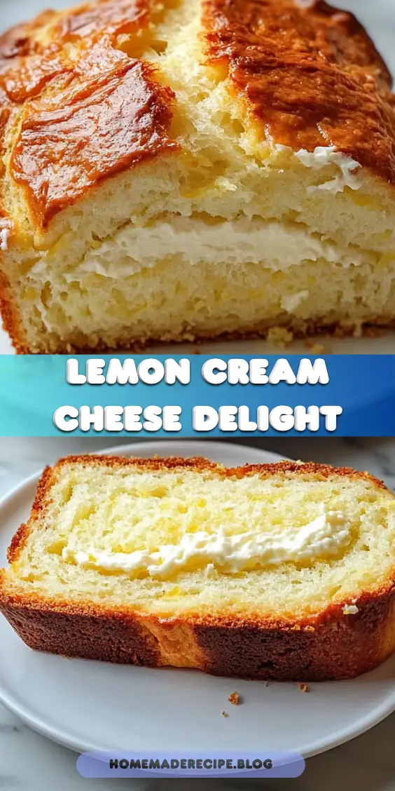 Lemon Cream Cheese Bread