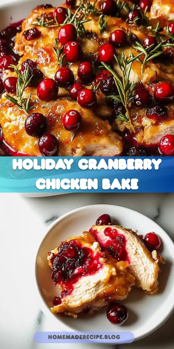 Holiday Cranberry Chicken Bake