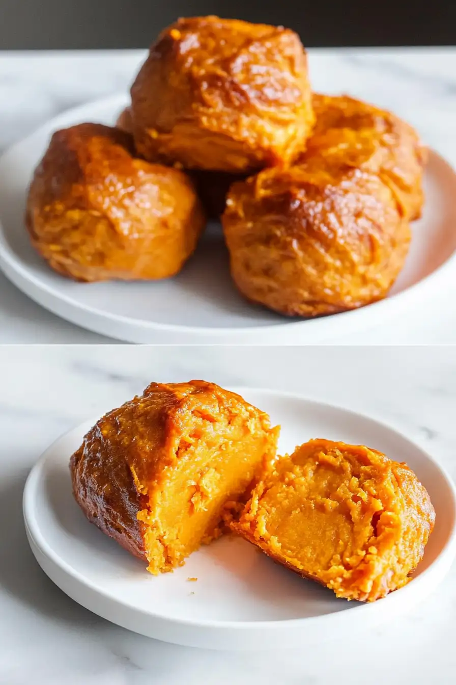 2 Ingredient Sweet Potato Rolls