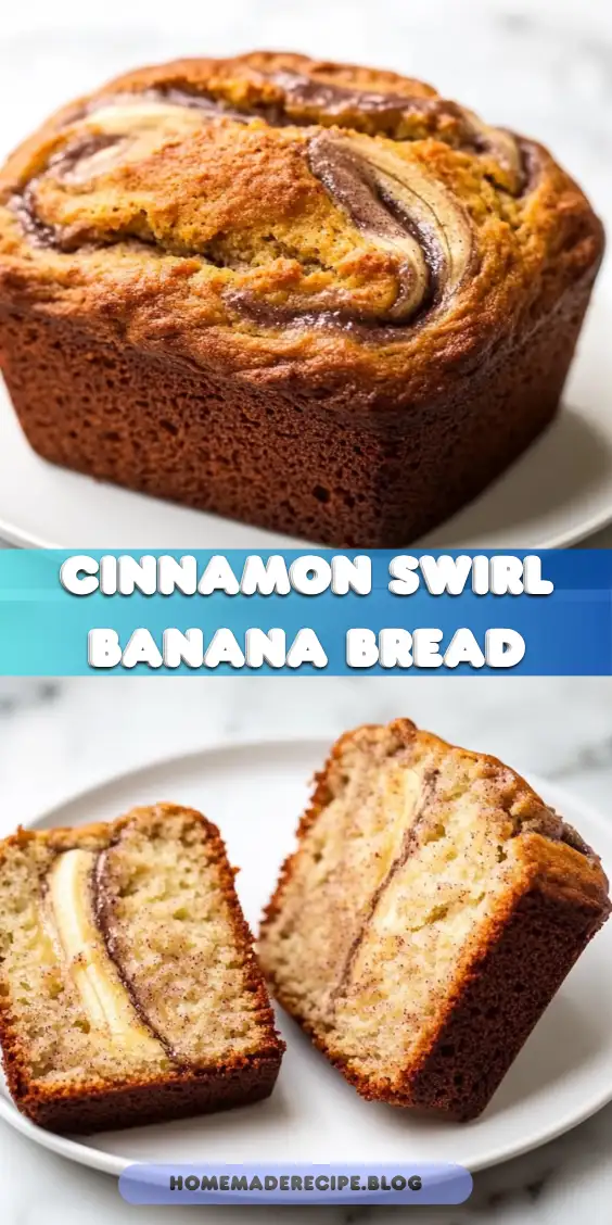 Cinnamon Swirl Banana Bread