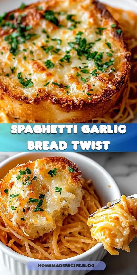 Spaghetti Garlic Bread