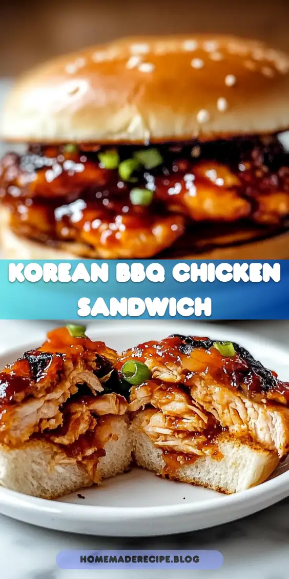 Korean BBQ Chicken Sandwich