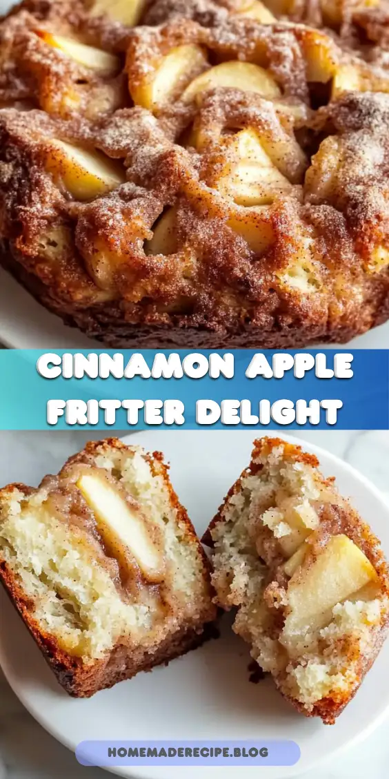Cinnamon Apple Fritter Bread