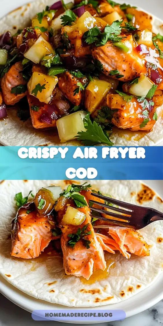 Crispy Air Fryer Cod Fillets