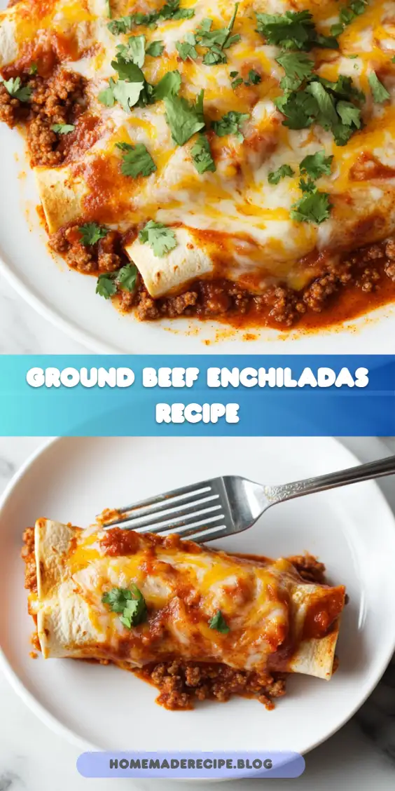 Ground Beef Enchiladas