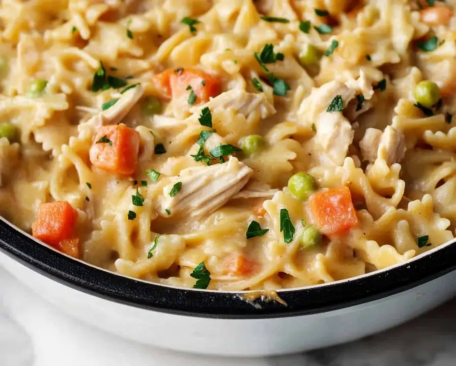 Quick Chicken Pot Pie Pasta