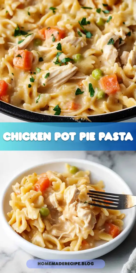 Quick Chicken Pot Pie Pasta
